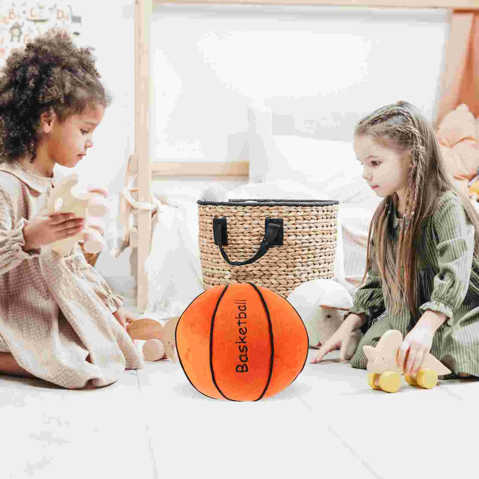 Plush Basketball Toy Kids Pillow Children’s Toys Household Cushion Pp Cotton Office Baby Childrens