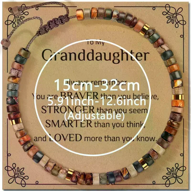 Chakra Bracelet Natural Stone Beaded Woven Jewelry For Women With 7 Chakra Colors Red Orange Yellow Green Indigo Violet 7