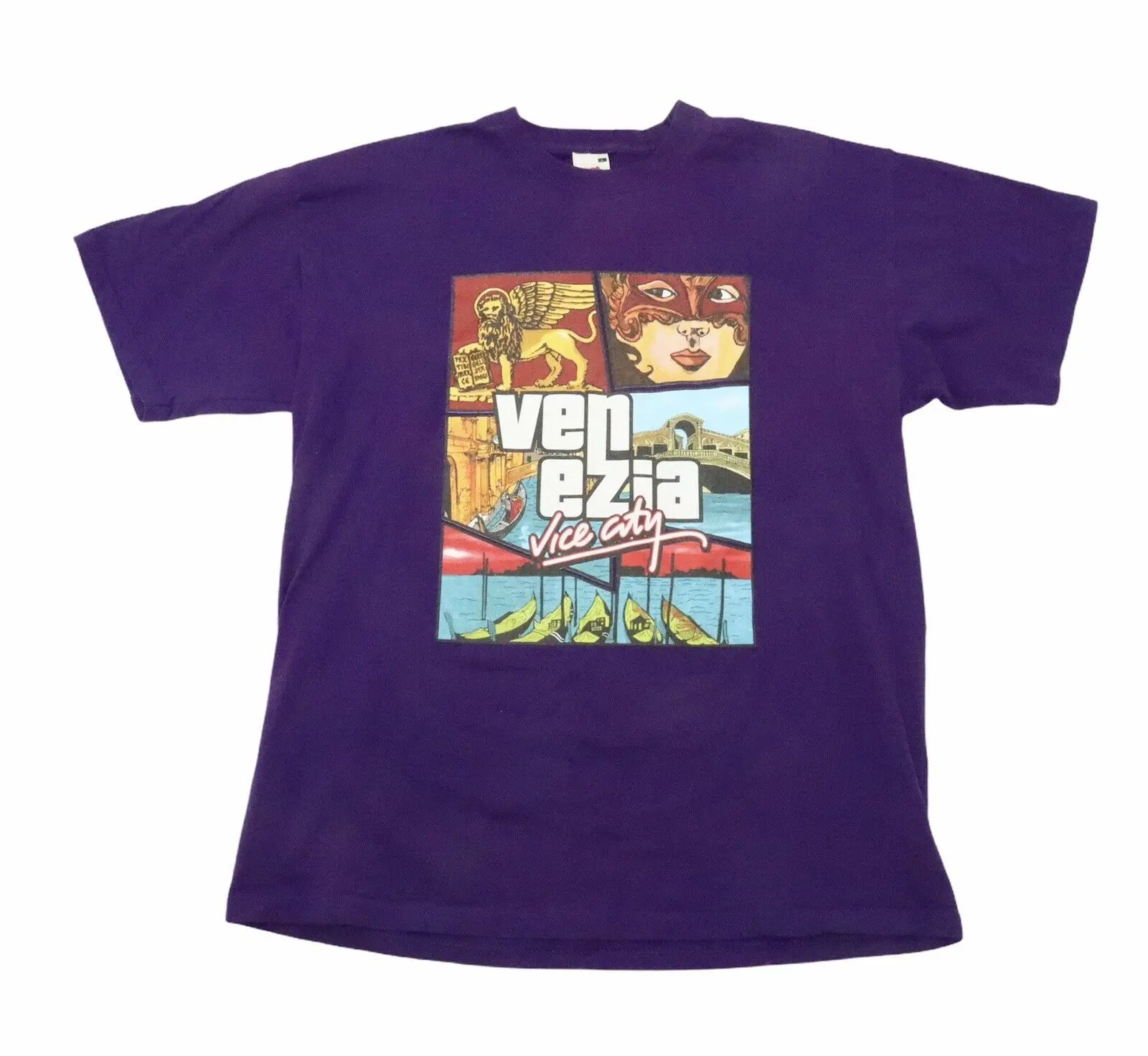 Grand Theft Auto Parody Gta Venice Venezia Italy Vice City T-Shirt L Large MenS