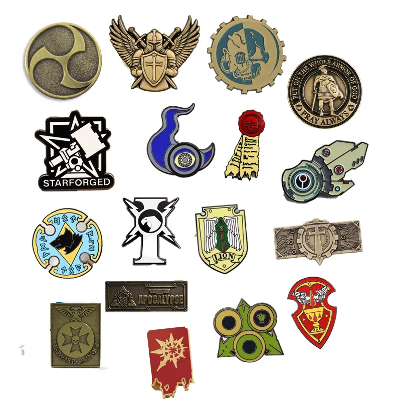 Popular Game Enamel Brooch Imperial Chapter Emblem Metal Badge Men's Backpack Pin Game Lover Jewelry Gift