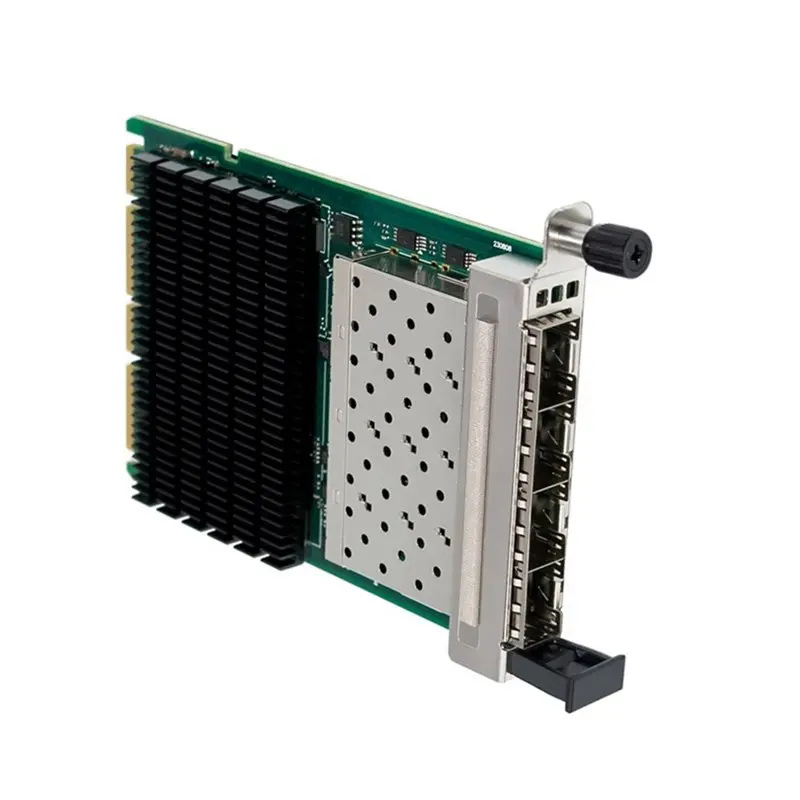 Delicate texture-I350-F4 4-Port Gigabit Network Card SFP Fiber OCP3.0 Gigabit Ethernet Server Network Adapter