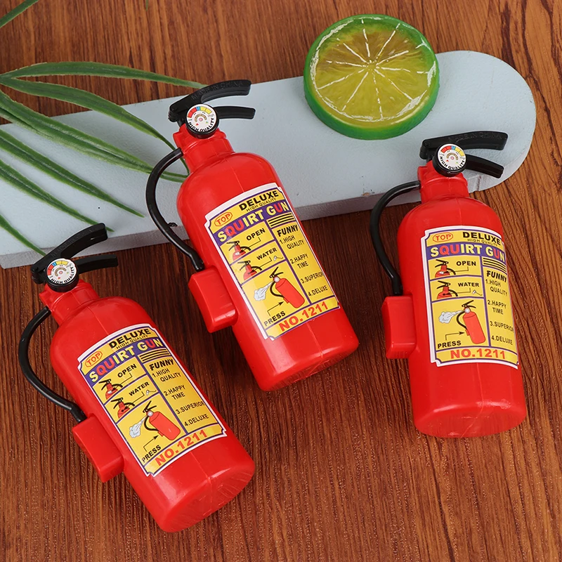 3Pcs Funny Mini Fire Extinguisher Toys Whole Person Prank Toy Mini Water Gun