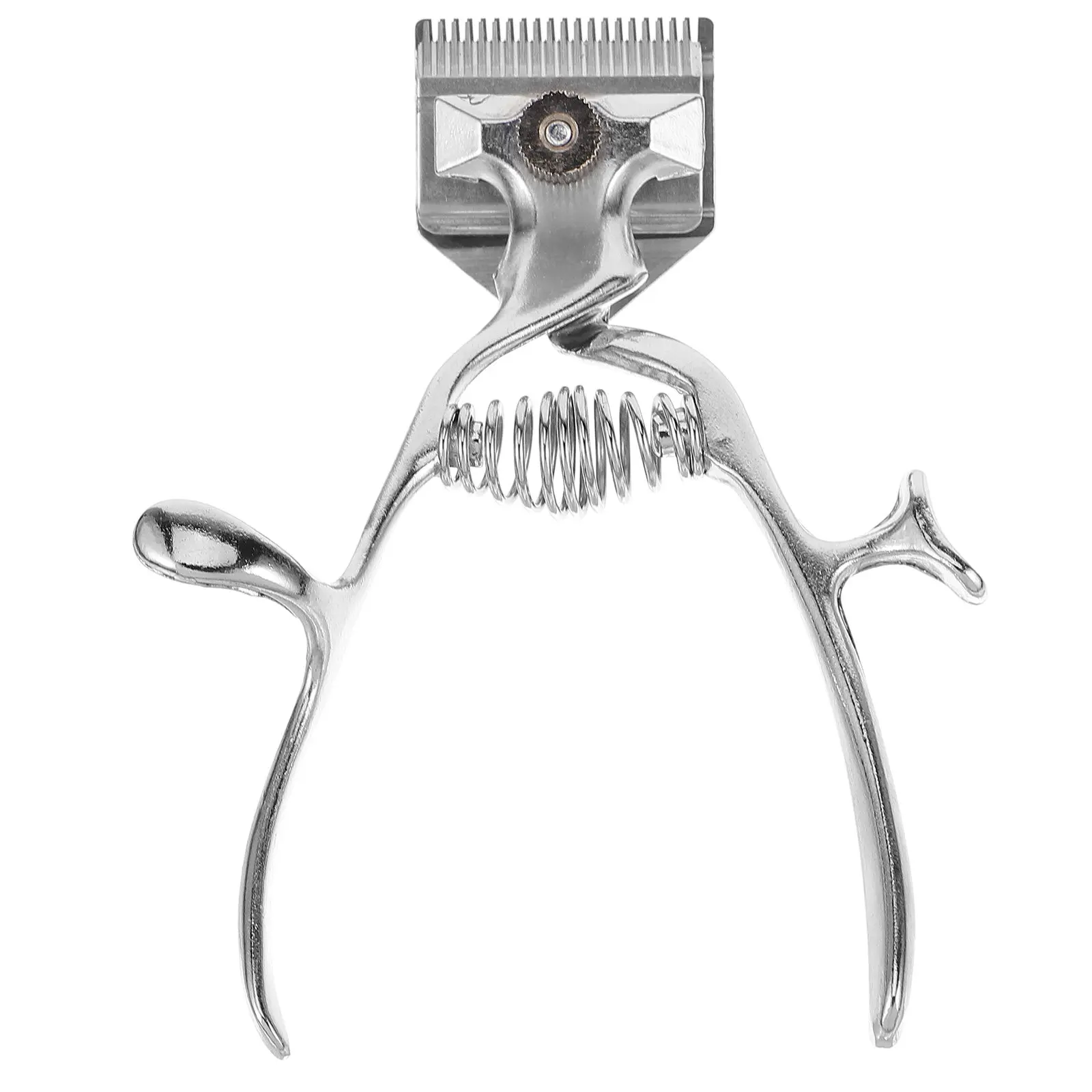 

Old Fashion Manual Hair Clipper Stainless Steel Non Electric Haircut Trimmer Lightweight Silent Manual Hair Cutter for Home Use
