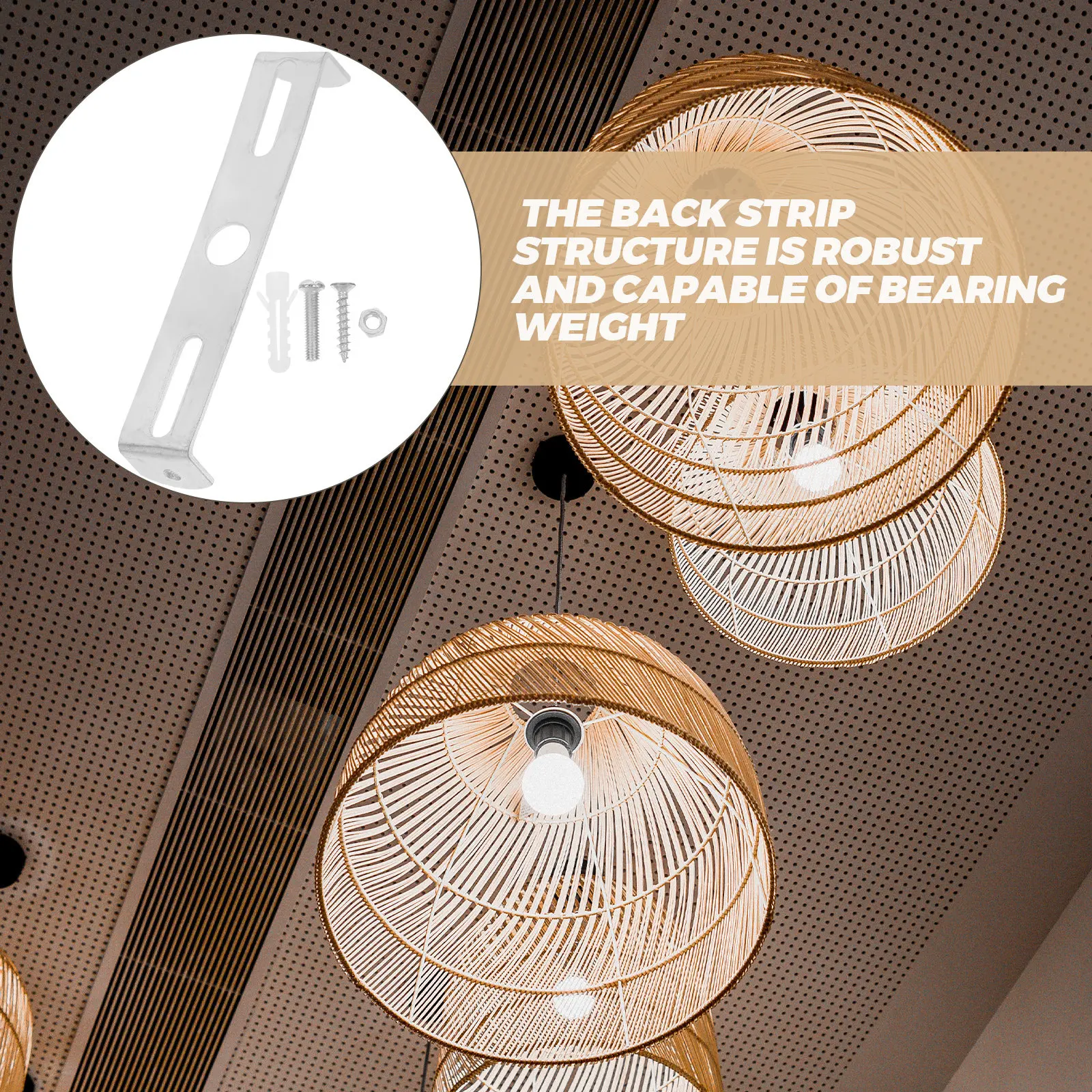 1Set Ceiling Light Mounting Bracket Square 100Mm Lamp Fixture Plate Crossbar Kit for Chandelier Outdoor Fixture Support
