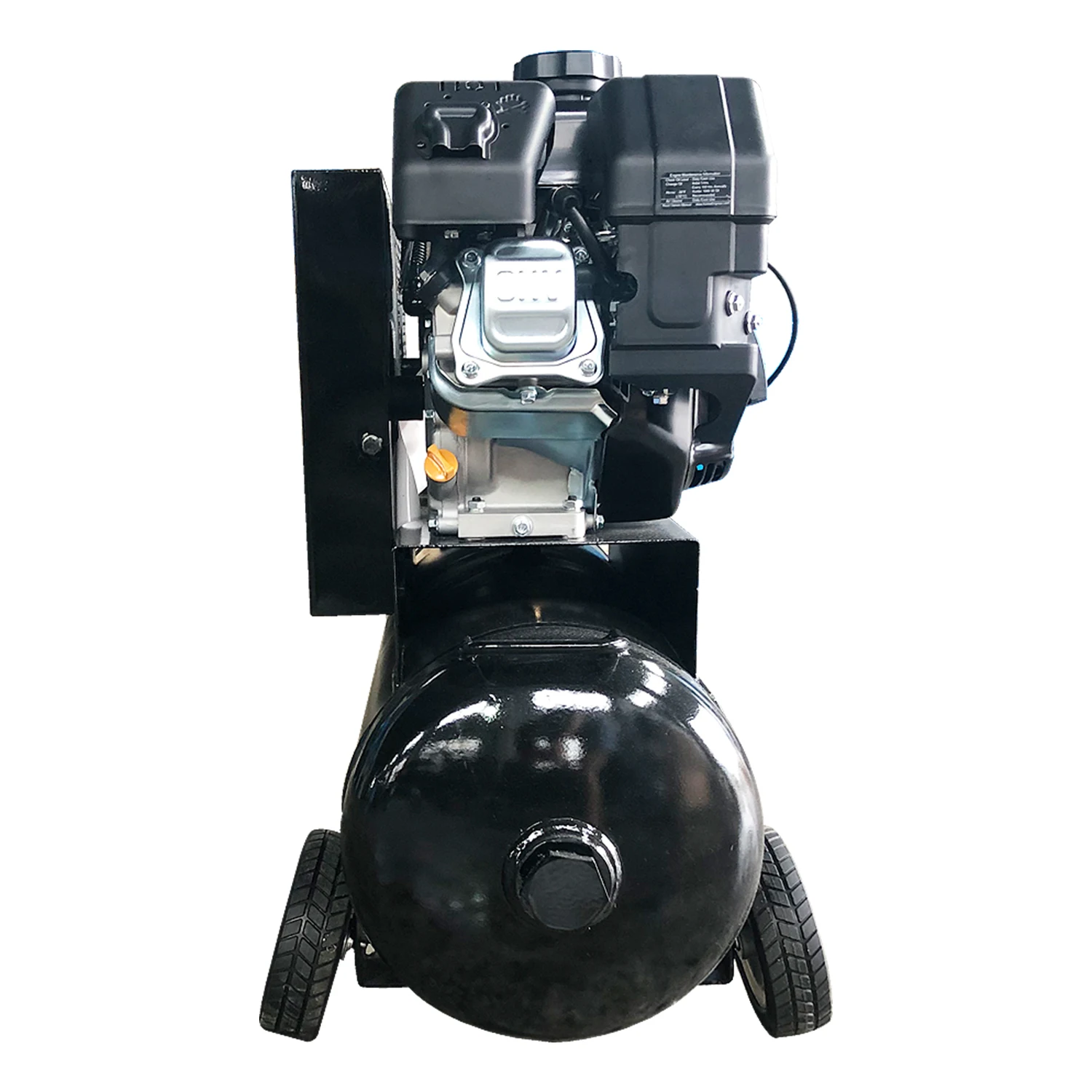 6.5HP Protable Heavy duty Compressor 20-Gallon Horizontal Portable Single-Stage 17cfm@125psi KOHLER Engine Industrial Gas Driven