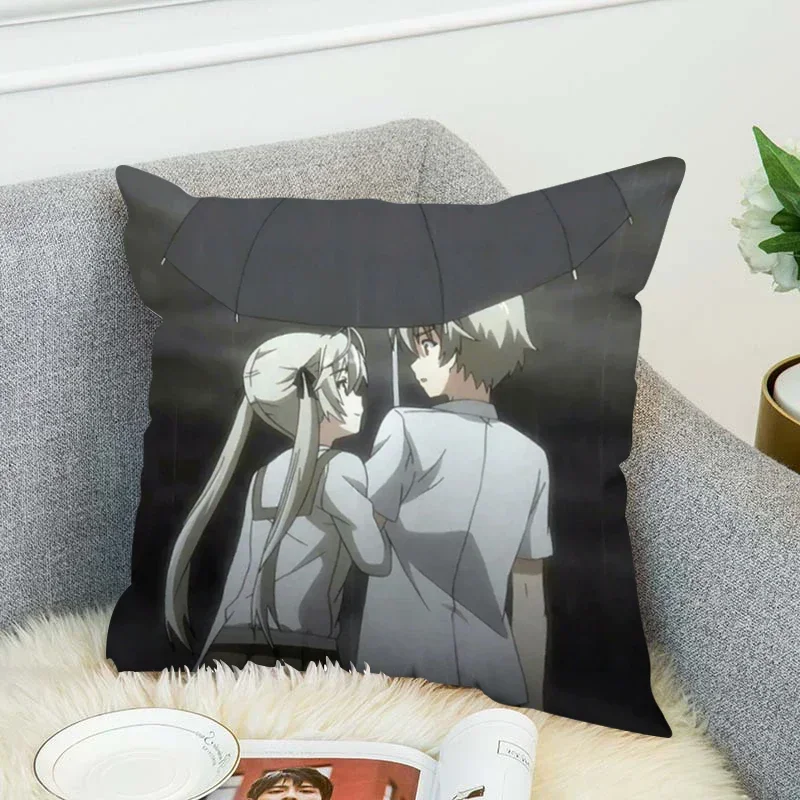 Наволочка 45*45, милый чехол для подушки Y-Yosuga No Sora, аниме Чехлы для кровати, подушки с принтом, наволочка для подушки на стул