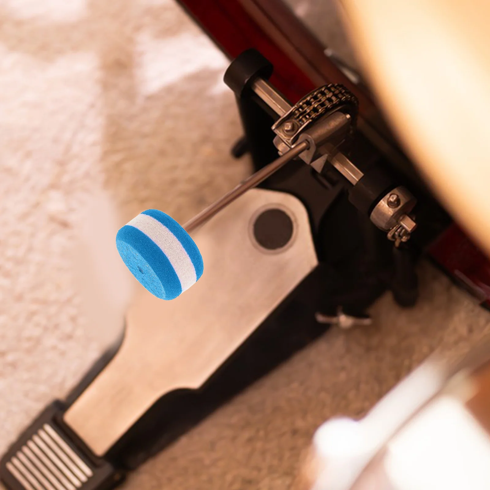 

Step on The Hammer Drum Hammers Head Pad Felt Pads Kit Drumming Accessories Dampening Pedal