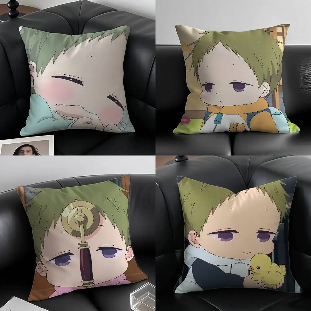 أنيمي K-K-Kotaro كيس وسادة مخصص مطبوعة نحى وسادة الصوف ، الطفل الجلد اللمس ، صديقة للبيئة صبغ التسامي وسادة للمنزل