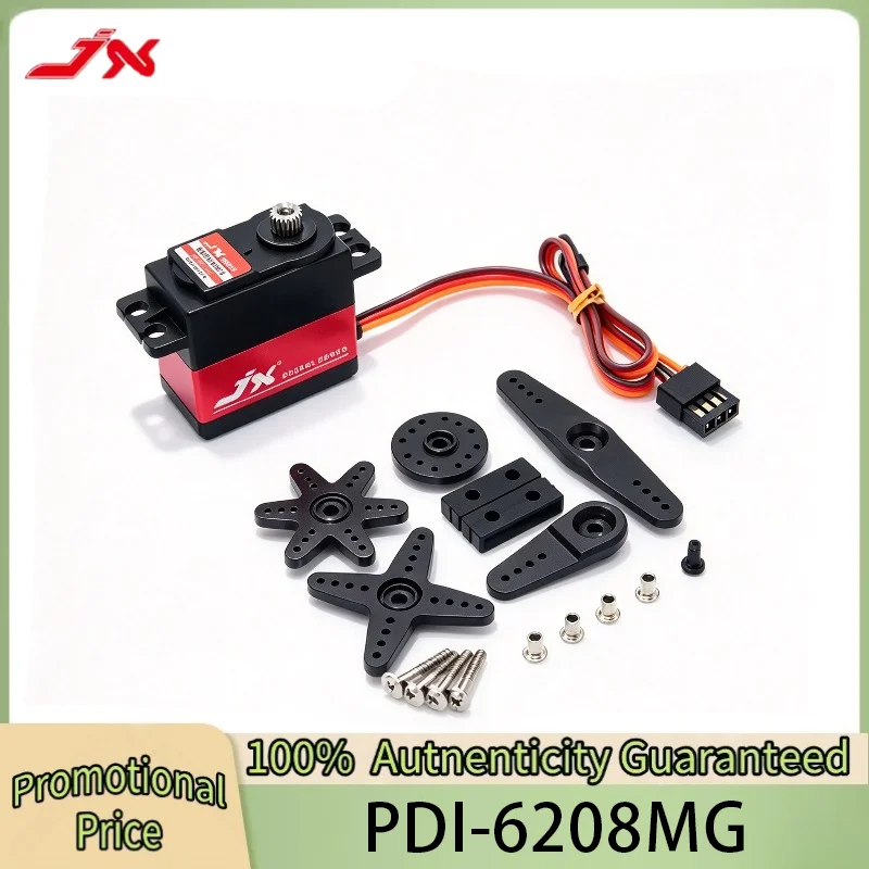 JX Servo PDI-6208MG 8kg 120 Degree High Speed Metal Gear Digital Coreless Standard Servo Motor for RC Car Model