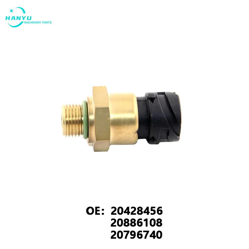 New High-quality Feul Rail Pressure Sensor 20428456 20886108 20796740 Electronic Pressure Sensor sensing plug sensor