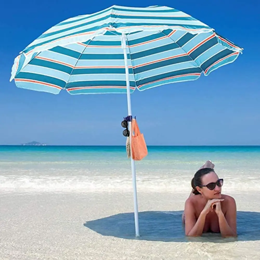 Outdoor Beach Umbrella Hooks Hanger Space-saving Versatile Four-corner Hook Wear-resistant Useful Sun Umbrella Storage Holder