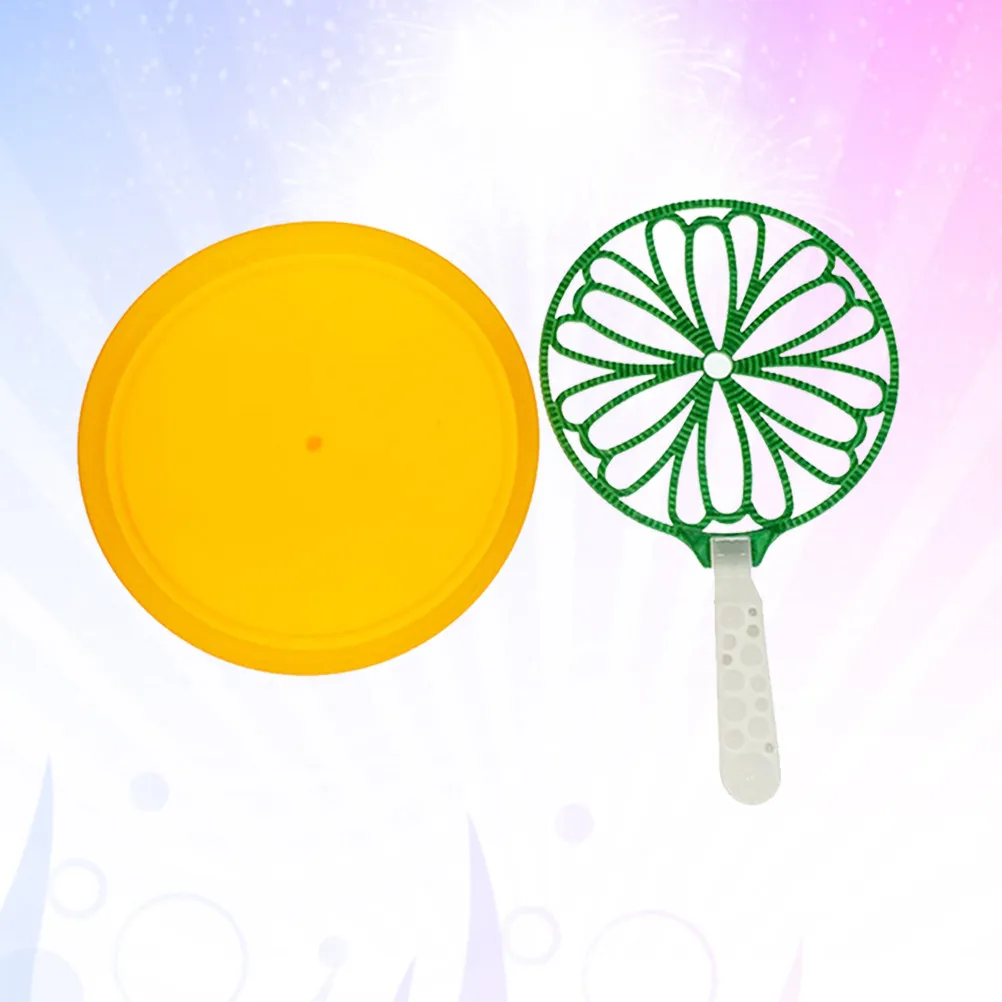 

Creative Sunflower Shape Large Bubble Maker Blowing Bubble Tool for Kids Outdoor Party Birthday Beach Fun Blow Bubber