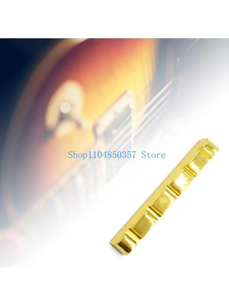 

652F 5 String Electric Bass Top Nut Replacement Bass Guitar Pre-Slotted Brass Nut