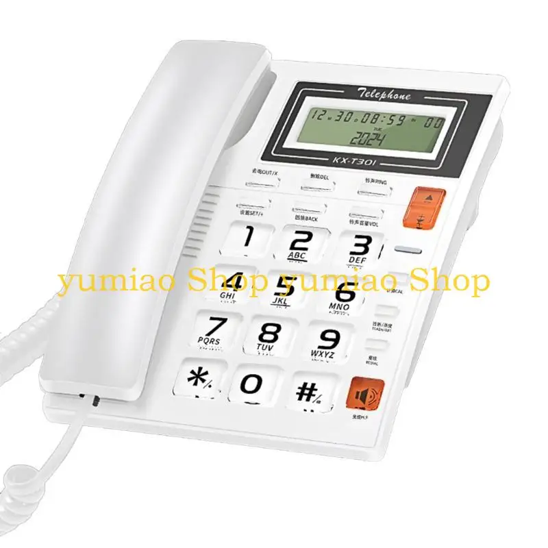 587B Landline Telephone Desktop Telephone Fixed Telephone Caller Telephone Front Desk