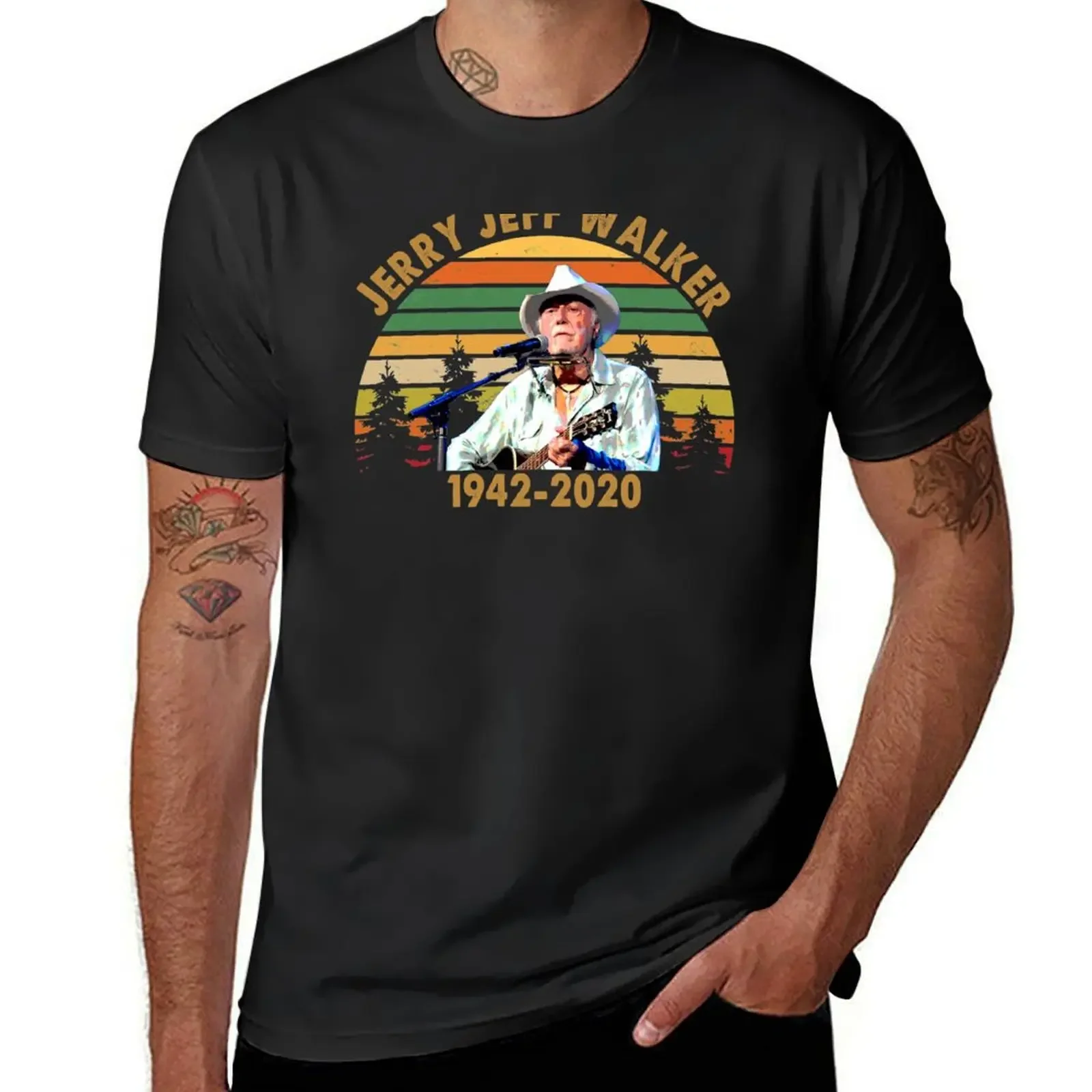 

Jerry Jeff Walker 1942 2020 T-Shirt Aesthetic clothing man t shirt vintage anime shirt anime clothes men graphic t shirts