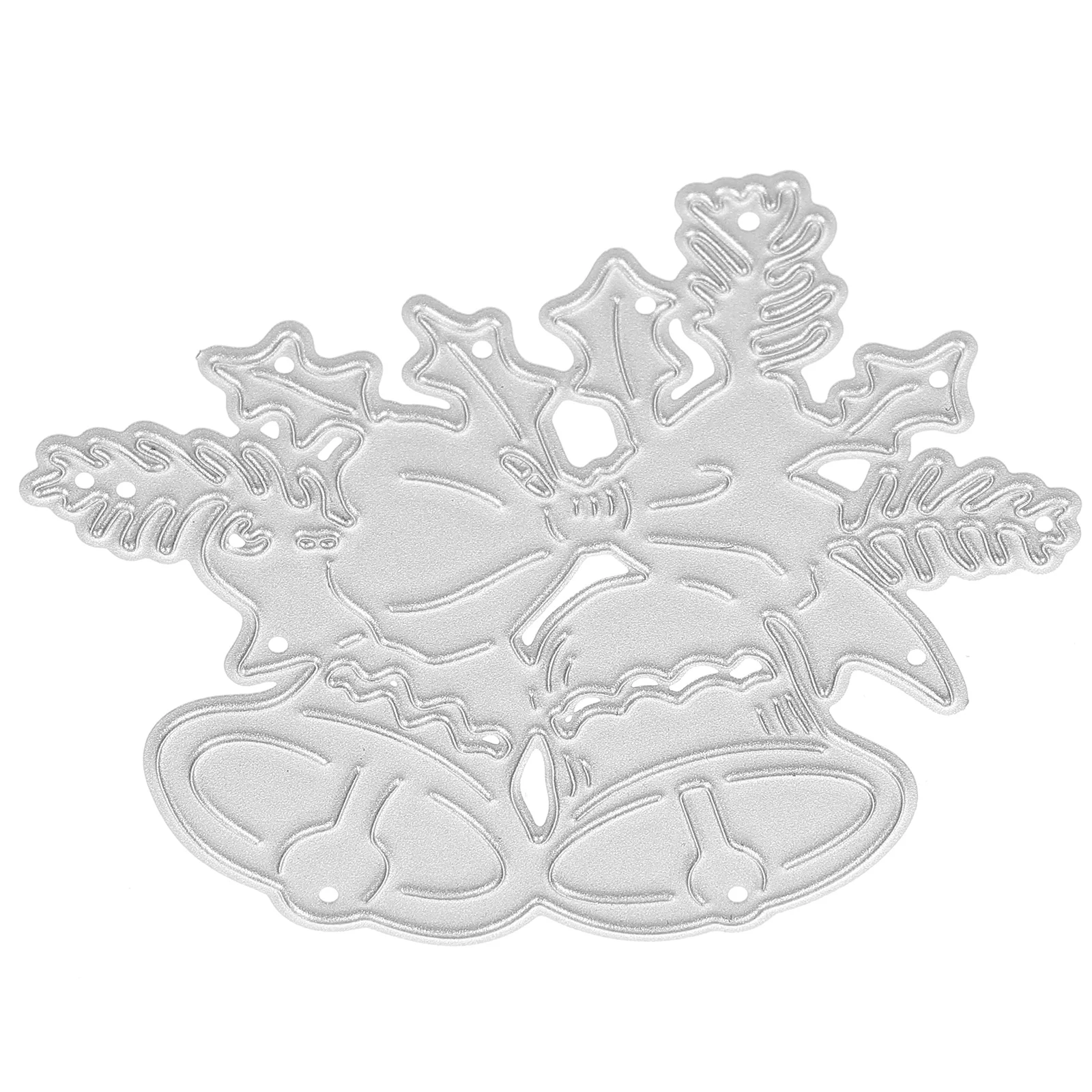 

Xmas Bell Shaped High Carbon Steel Cutting Die For Diy Scrapbooking Greeting Cards Festival Crafts Reusable Paper Craft Tool
