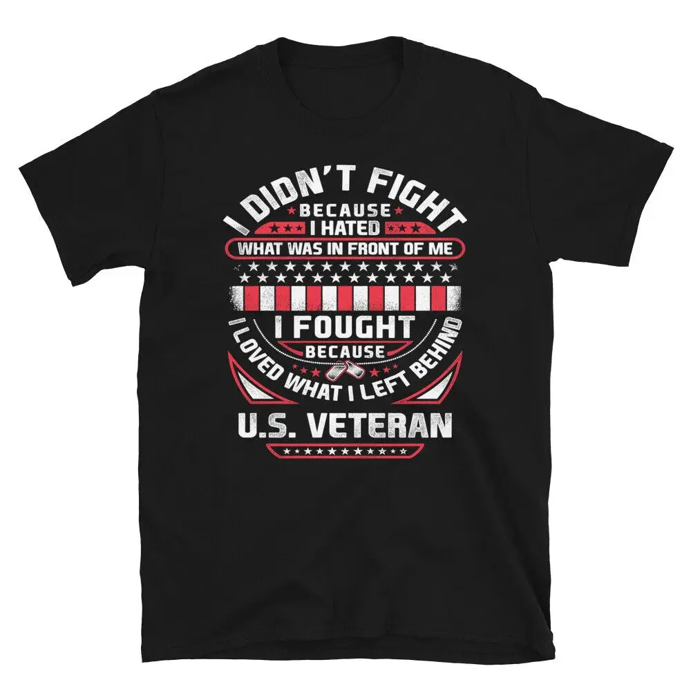 Veteran I Fought Because American US Patriotic Classic Fit T-Shirt