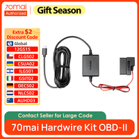 70mai Hardwire Kit OBD II Tpye-C USB-C interface for 70mai 4K Dash Cam A810 / Omni X800 / X200 / Dash Cam A510 / M500 / M310