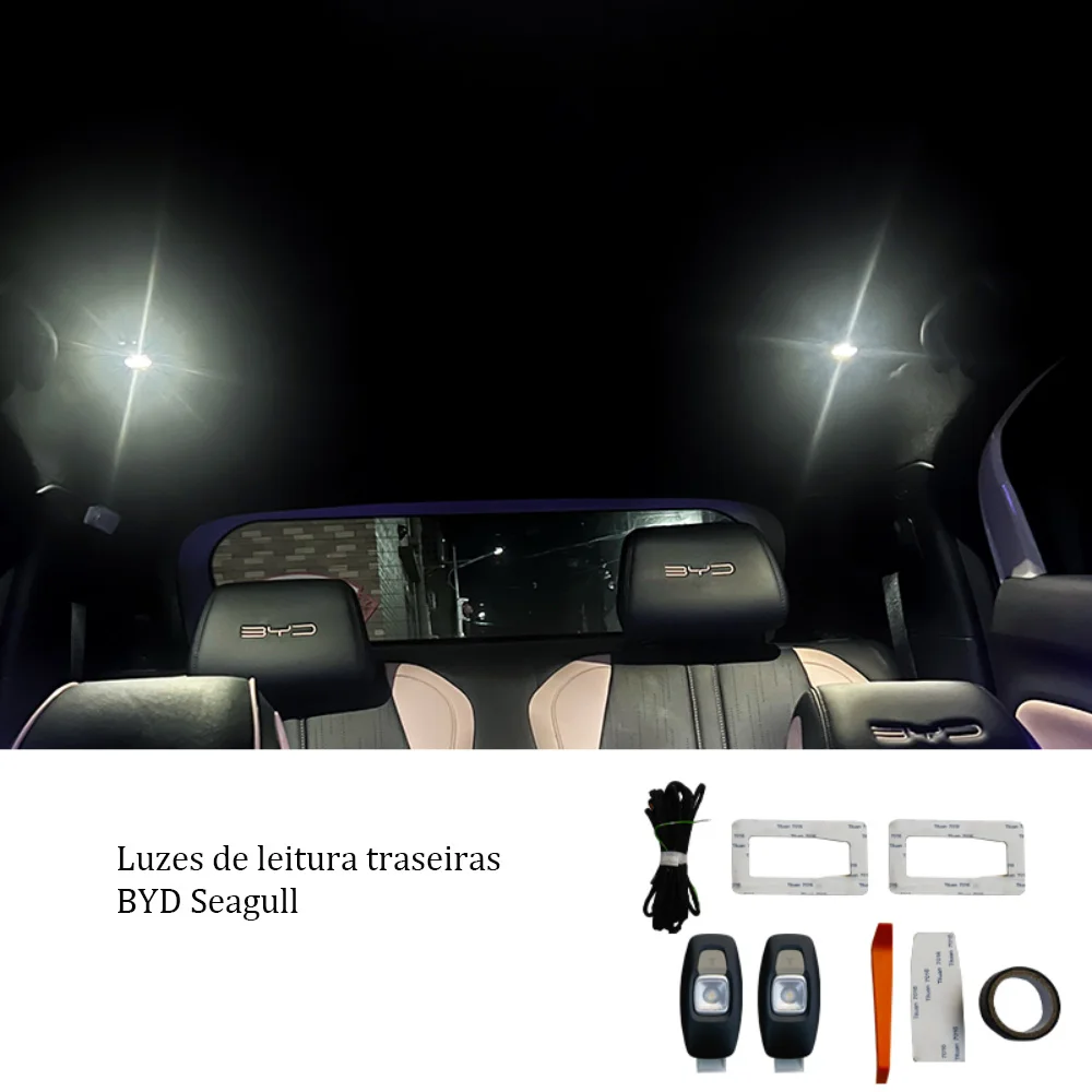 Luce di lettura a LED luci speciali per tetto posteriore auto modifica interna illuminazione ambientale per auto per BYD Seagull Dolphin Exclusive