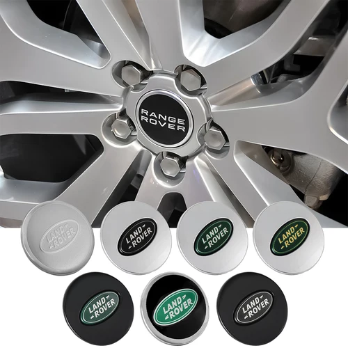 랜드로버 레인지로버 디스커버리 3 4 벨라 보그 프리랜더 1 2 SVR 이보크용 자동차 휠 센터 허브 캡, 휠 커버 스티커, 4 개