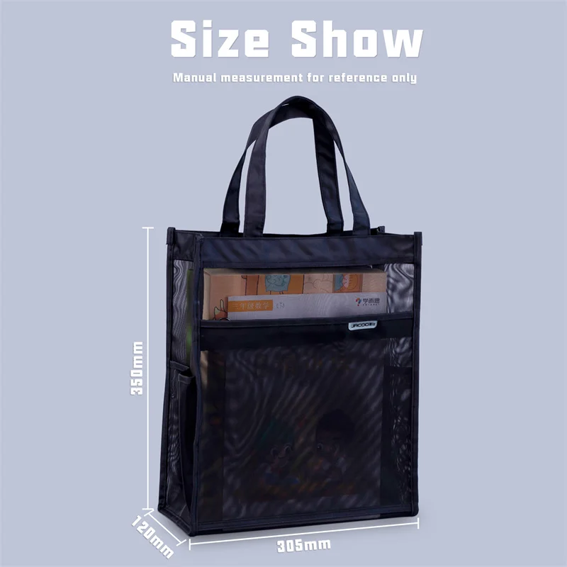 Tote Bag Student Carry Book Bag Art Tutorial Bag Book Bag Storage File Bag Tutorial Bag bambini leggero Tutorial SpecialBag