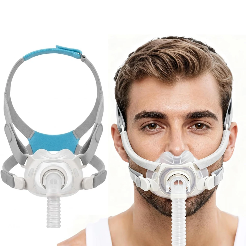AirFit F40 CPAP Full Face Mask Replacement Kit Complete Set Frame Headband Cushion Extension Tube Sleep Machine Accessories New