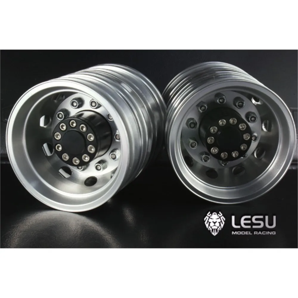 LESU Metal Rear Wheel Hub Parts for 1/14 Tamiyay RC Tractor Truck Electric Car Trailer Radio Controlled Hydraulic Dumper Th02498