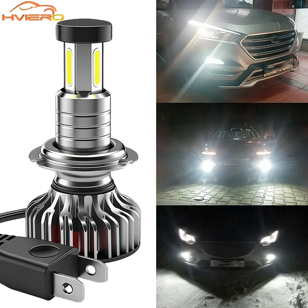 Car Headlight Fog Light LED X3 9005 Plug Play 360 Degree Turbo Cool Fan HeadLamp Daylight super bright 6000k 12v Waterproof