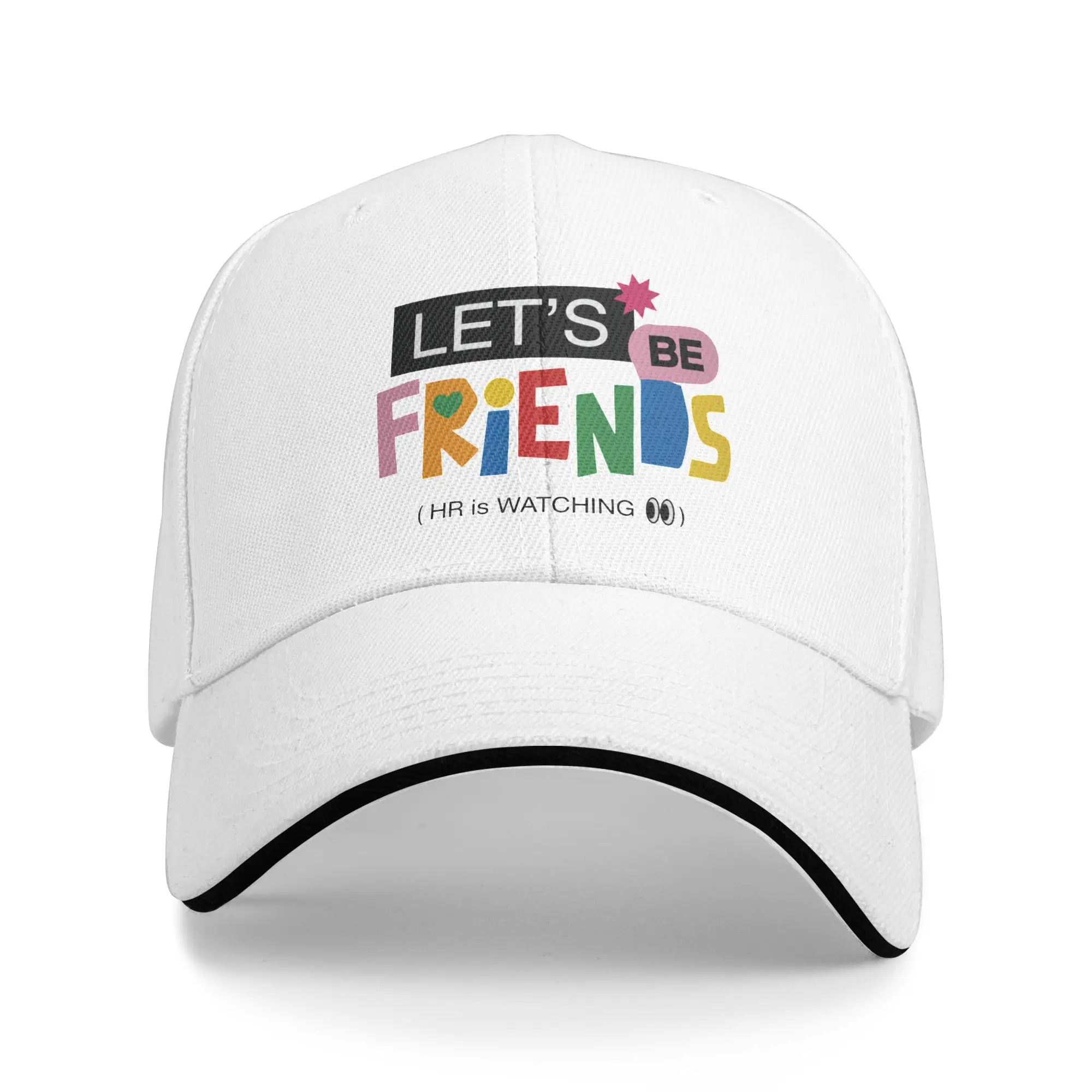 New Baseball Cap Enemies with Benefits JanJingjing Same LET'S BE FRIENDS Merch For Men Women Trucker Cap Fashion  Sun Cap