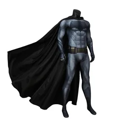 Bruce Cosplay Costume Wayne Men Jumpsuit Male Superhero Halloween Carnival Party Clothes