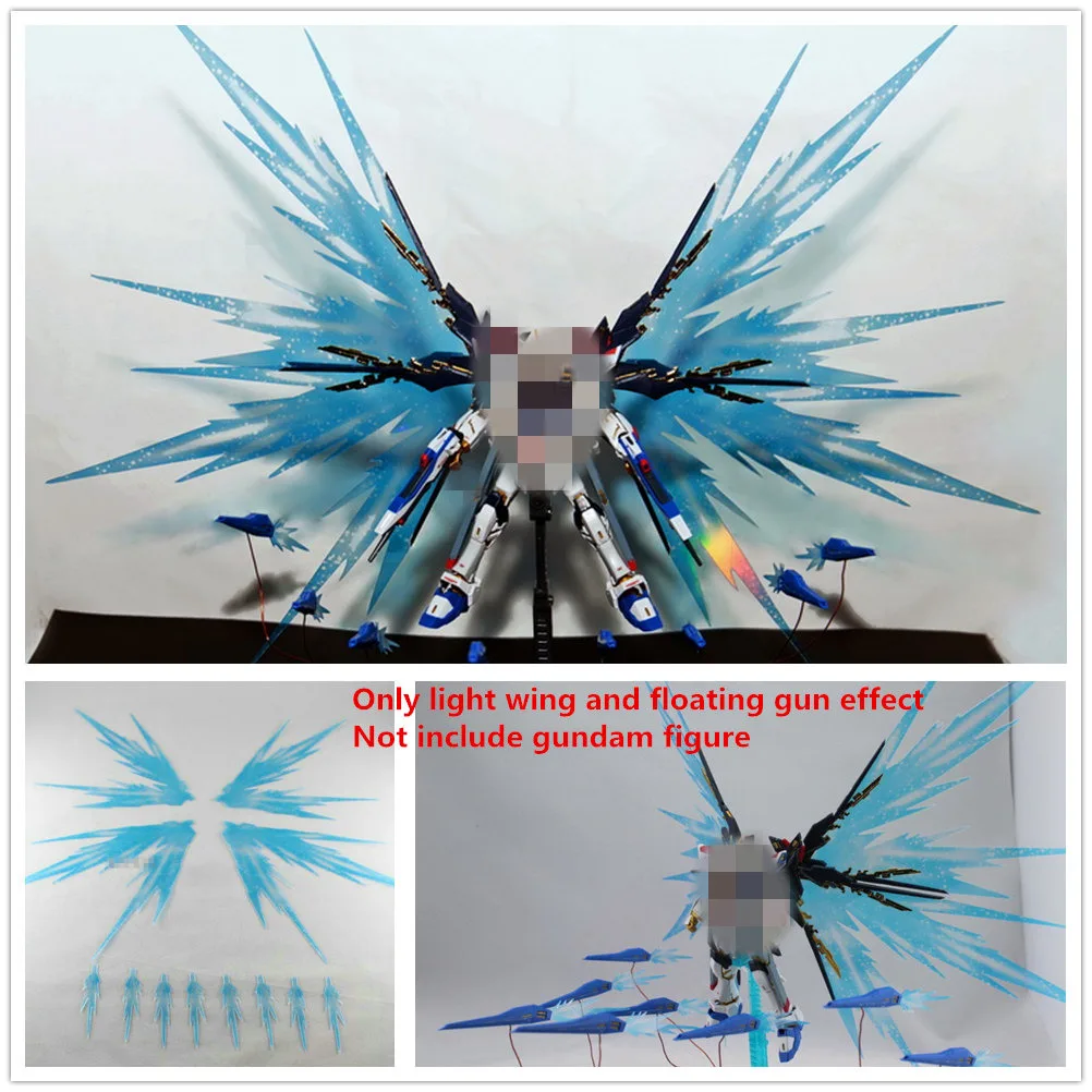 Light wing & Floating gun modified part for 1/144 RG ZGMF-X20A Strike Freedom D027