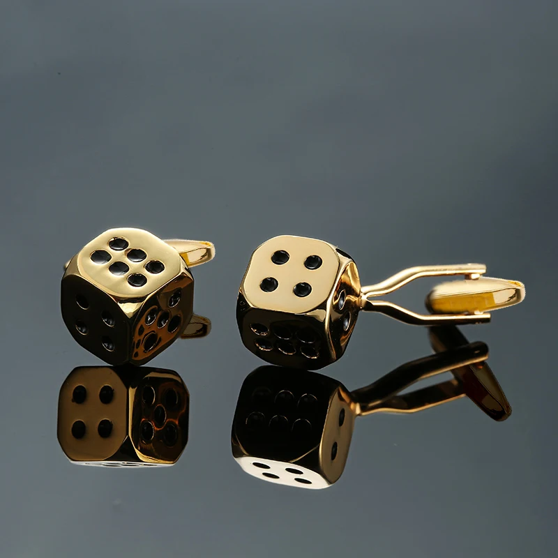 Fire extinguisher stock pistol bullet poker card cufflinks men's wedding French shirt dice cufflinks, manufacturer direct sales