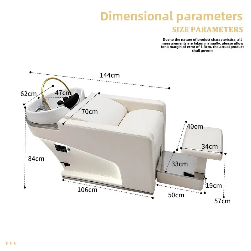 Modern Hair Washing Bed With Full Lying Care Is Comfortable And Suitable For Hair Salons And Hair Salons