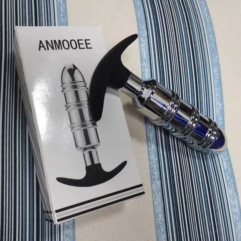 ANMOOEE Heavy Extra Large Anal Expansion Metal Anal Plug Dildo Stainless Steel Butt Plug Prostate Massage Adult Sex Toys