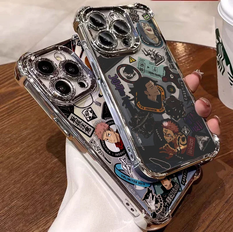 حافظة لهاتف هواوي P40 P30 Pro Lite Honor 50 NOVA 9 غطاء ياباني أنيمي Jujutsu Kaisen Gojo تصفيح وسادة هوائية مضادة للسقوط طلاء ناعم #2