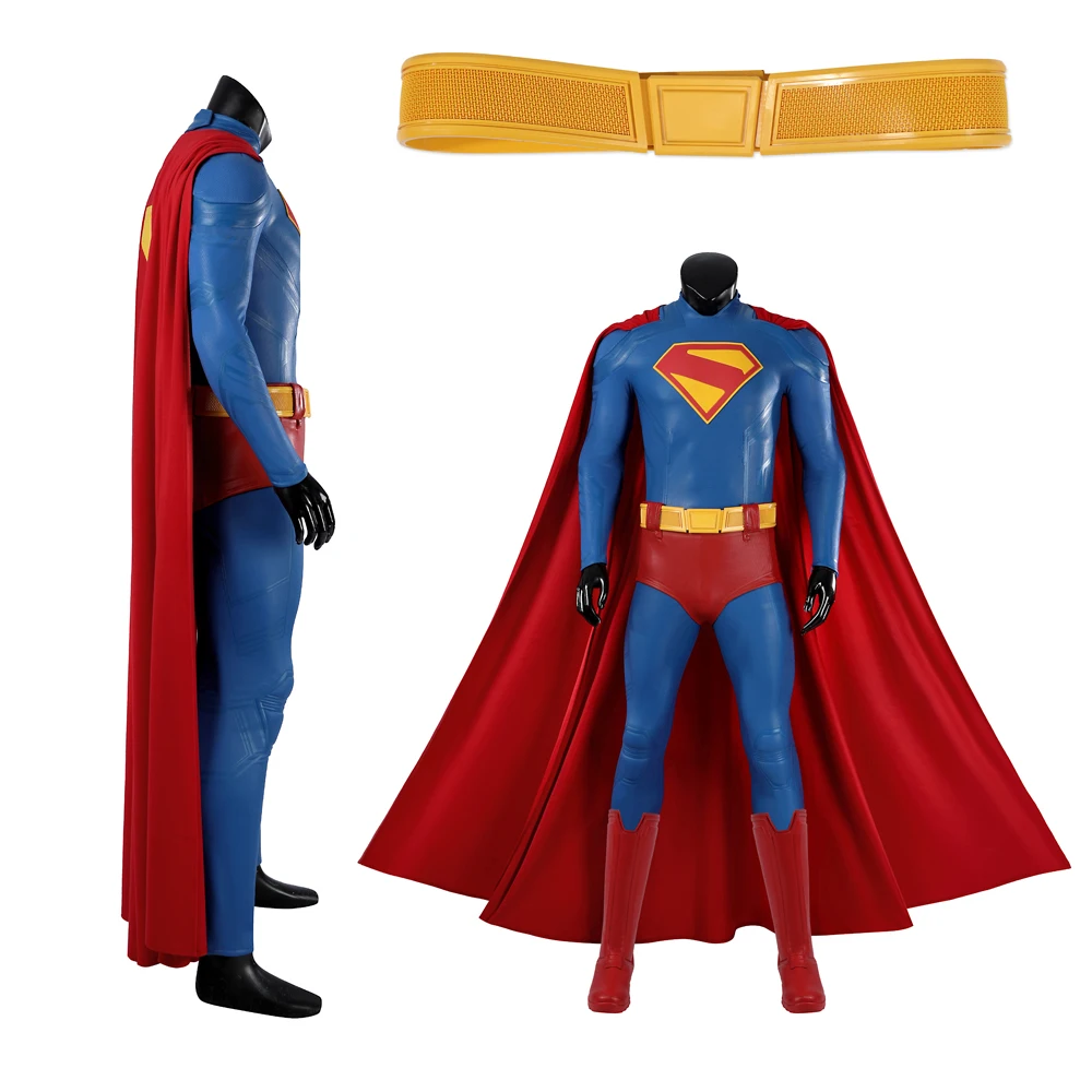 

Костюм супергероя Legacy Clark Kent для косплея, специальный тканевый костюм зентай, синий боди, комбинезон, карнавал, Хэллоуин