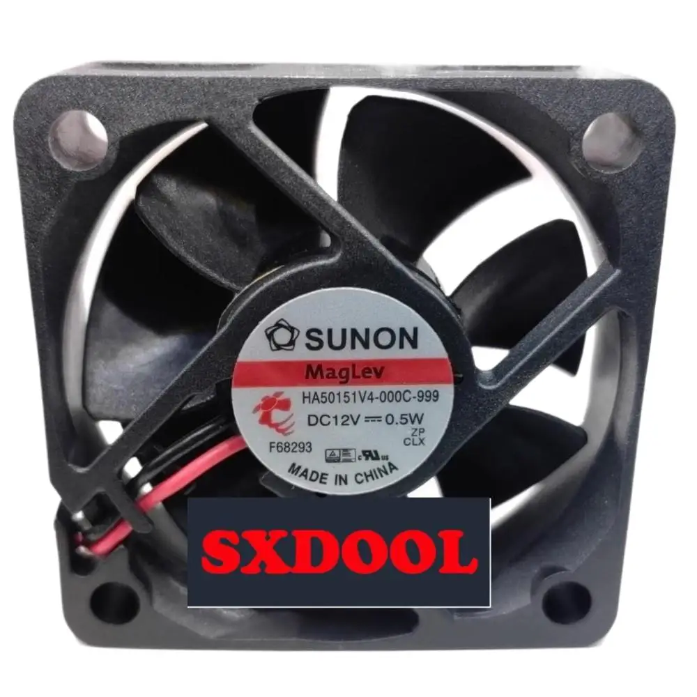 

ДЛЯ SUNON HA50151V4-000C-999 50x50x15 мм 12 В 0,5 Вт постоянного тока бесщеточный охлаждающий вентилятор 3200 об/мин 7,7 куб. футов в минуту 15,4 дБА