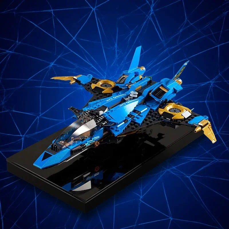 

Наборы MOC серии ниндзя, строительные блоки, элемент бойца Jay Storm, космический корабль, летающая машина, детские игрушки, сборка подарков 70668