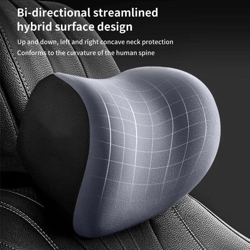 Car Headrest Back Cushion Car Neck Headrest Foam Lumbar Support For Lincoln MKZ MKX Aviator Navigator Continental Corsair MKC