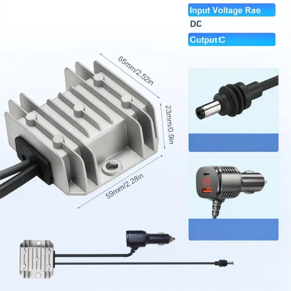 DC Step Up Converter 12V 24V To 30V 3.5A Voltage Regulator Adapter For RV Vehicle Car Truck Lighter Plug Supply