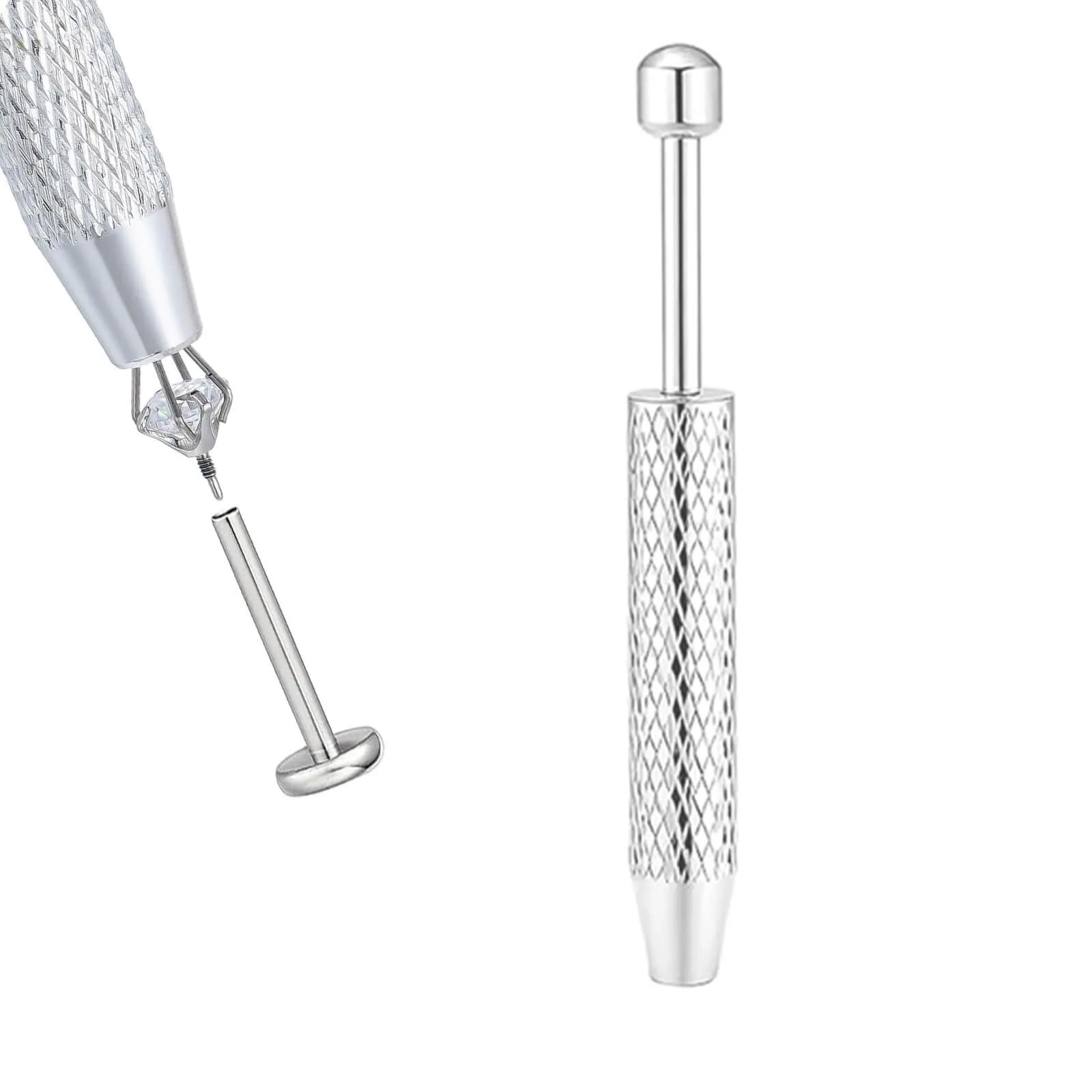 Piercing Taper Ball Grabber Tool for Changing Jewelry Stretching Kit for Ear/Nose/Navel/Nipple/Lip/Eyebrow/Tongue