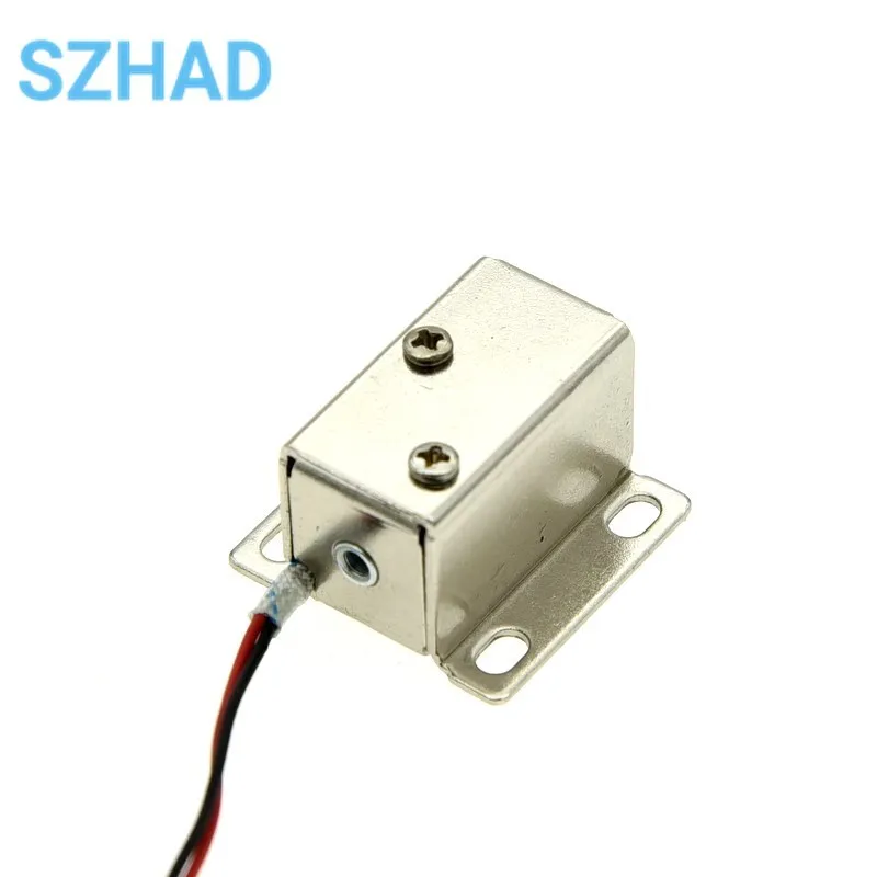 2728 Small electromagnetic lock DC12V mini electric bolt lock Release Assembly Solenoid Access Control Electric lock