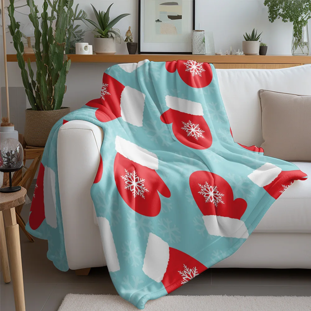 TU Soft Flannel Blanket Throw Cozy Warm Home Decor Gift Christmas Winter Design Cute Pattern Dorm Room Bedspread Bedding