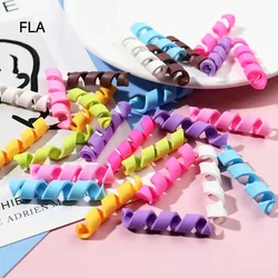 15pcs Polym Clay Sprinkl Chocolate Roll Simulation Macaron Phone Case DIY Handmade Hairpin Accessories Clay Décor Soft Clay