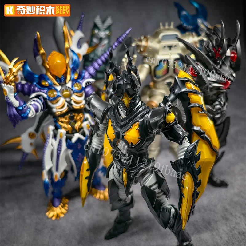 Model Kit Ultraman - ฟิกเกอร์แอคชั่นอุลตร้าแมนของแท้จาก Keeppley ไฮเปอร์เซ็ตตัน ดาร์กลูเกียล อุลตร้าไคจู กรีซ่า