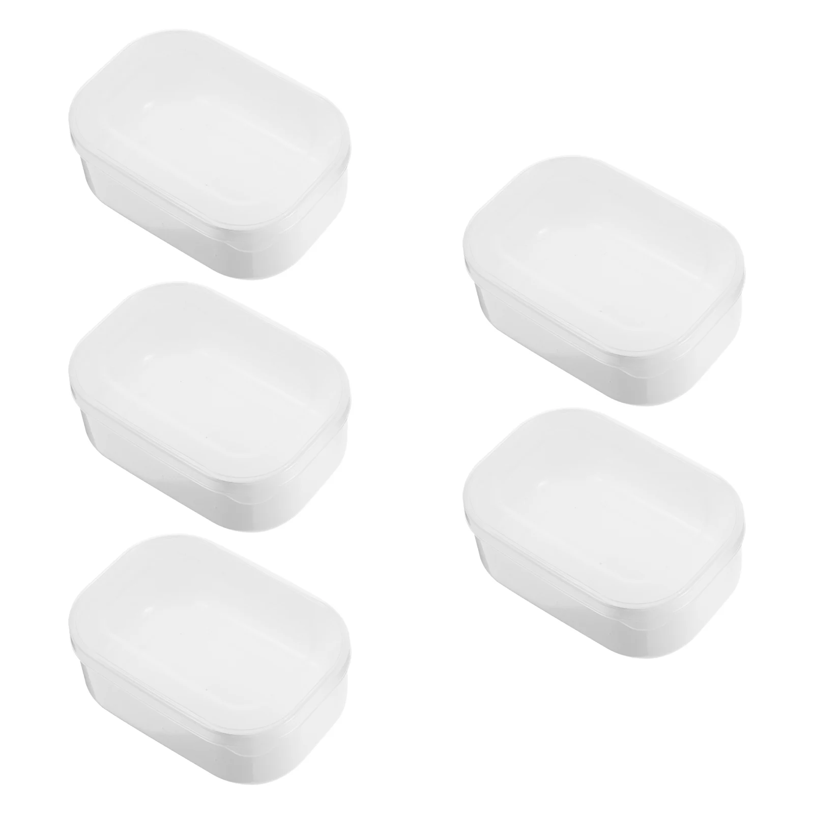 

5 Pcs Multigrain Rice Portion Containers Freezer Friendly Weight Control Lunch Boxes Food Storage Plastic Containers