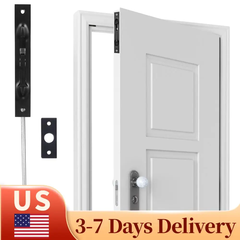 

10Pcs Emergency Door Escape Door Lock with Rod Female Door Conceal Latch 10In for Composite Doors/Wood Doors/Double Doors