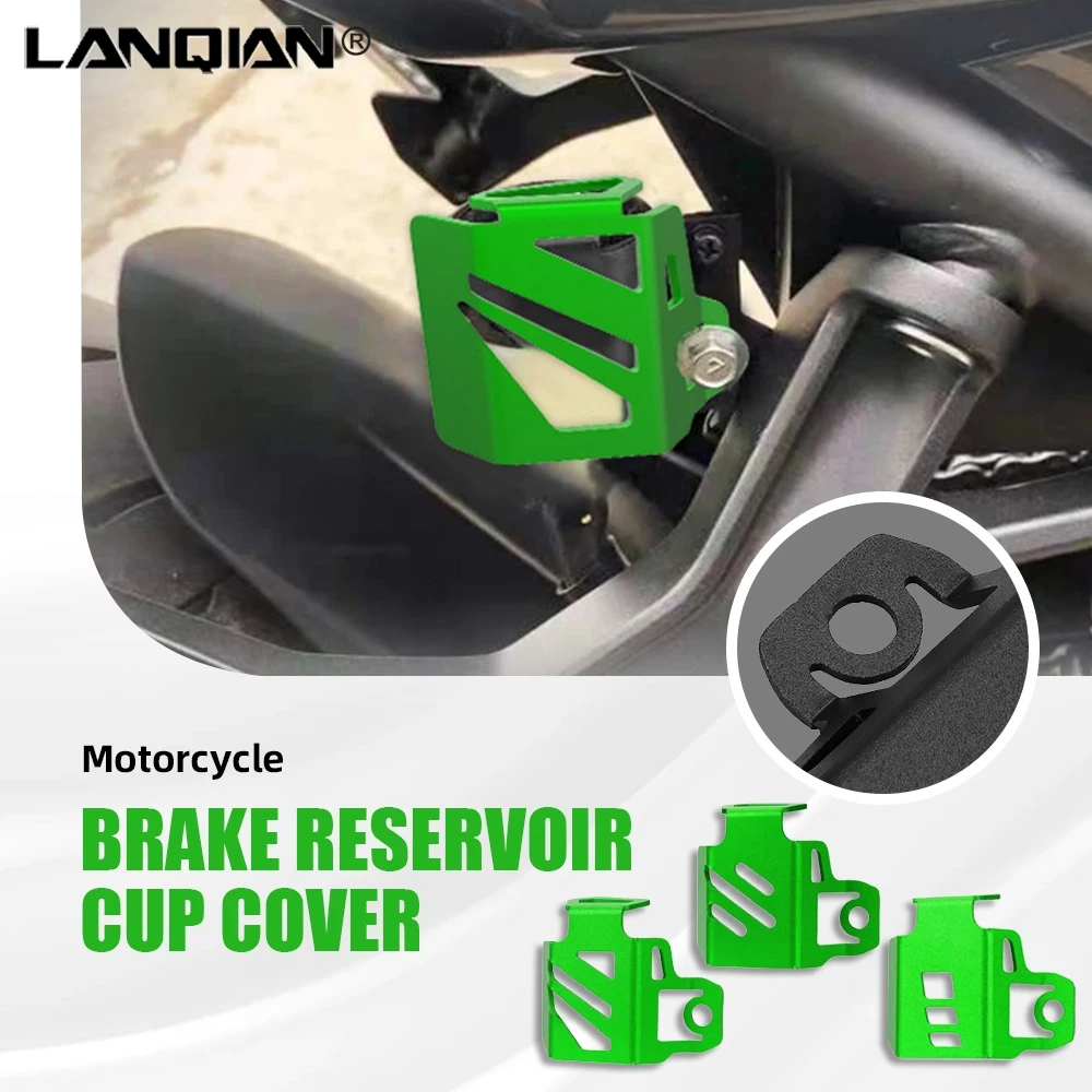 

FOR KAWASAKI Ninja ZX25R 2020 2021 2022 ZX 25R Front Rear Brake Fluid Reservoir Cap Guard Protector Guard Cover Cup Protection