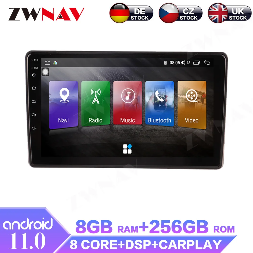 Android11.0 256GB Touch HD Screen Car Radio Multimedia Carplay Player For Audi A4 2002-2008 GPS Auto Navi Audio Stereo Head Unit