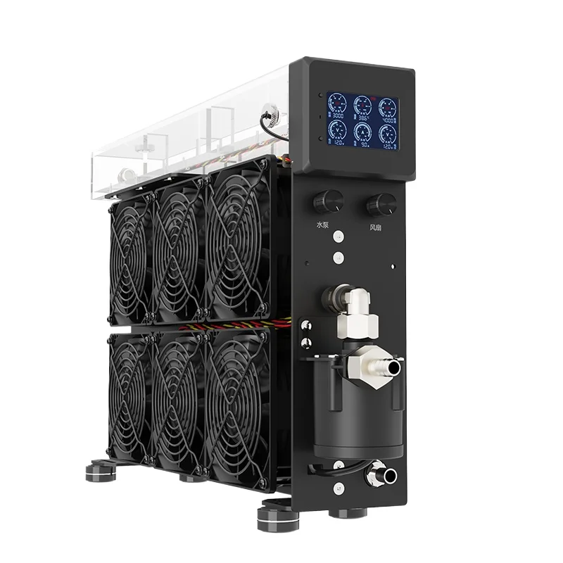 High-power heat dissipation module large-screen display manual speed regulation computer control